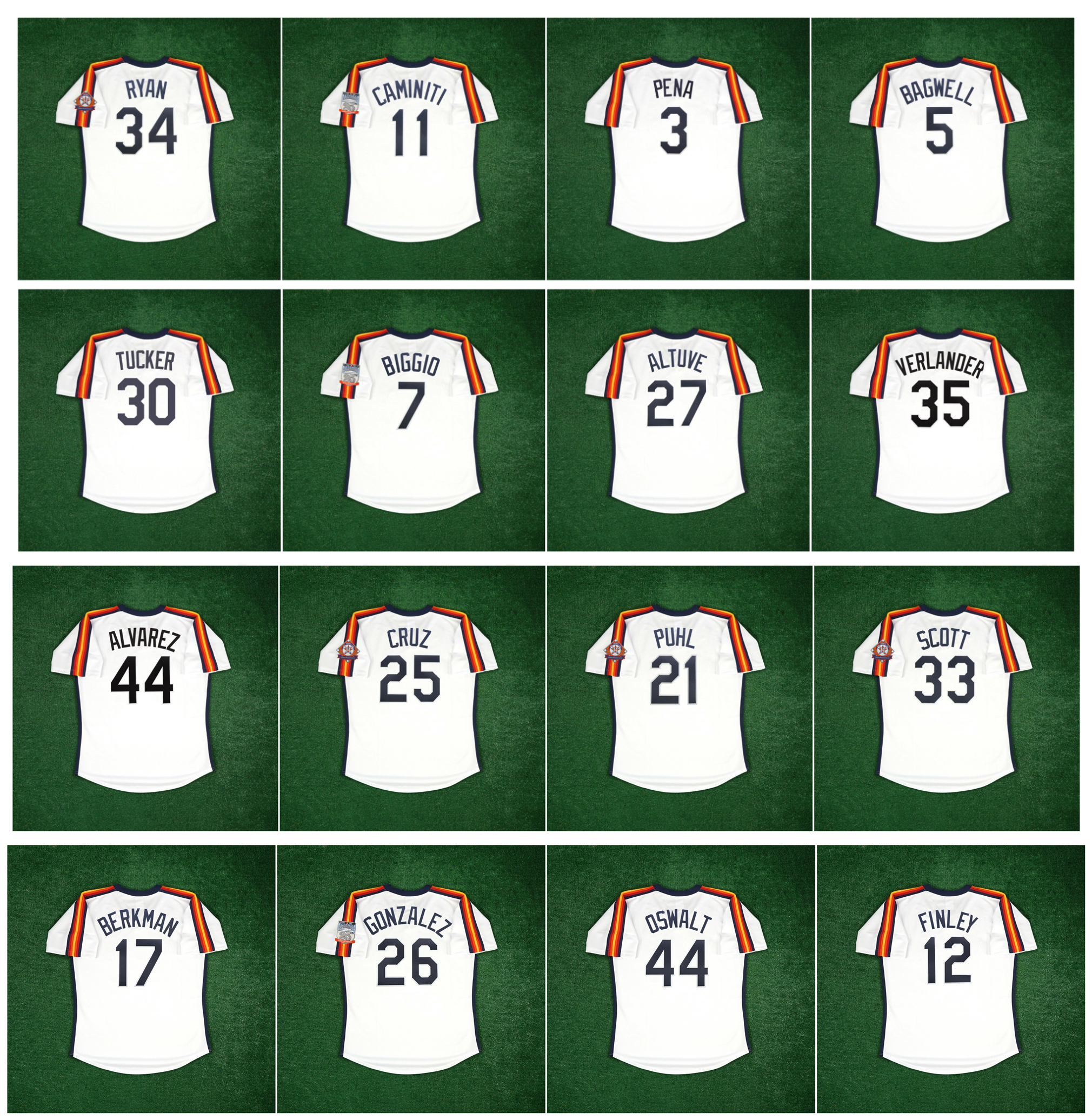 Astros Jose Cruz Throwback Baseball Jersey Houston 1986 Craig Biggio Ken Caminiti Jeff Bagwell Jeremy Pena Nolan Ryan Tucker Jose Altuve Yordan Alvarez Size -5XL, As pic
Astros Jose Cruz Throwback Baseball Jersey Houston 1986 Craig Biggio Ken Caminiti Jeff Bagwell Jeremy Pena Nolan Ryan Tucker Jose Altuve Yordan Alvarez Size -5XL, As pic