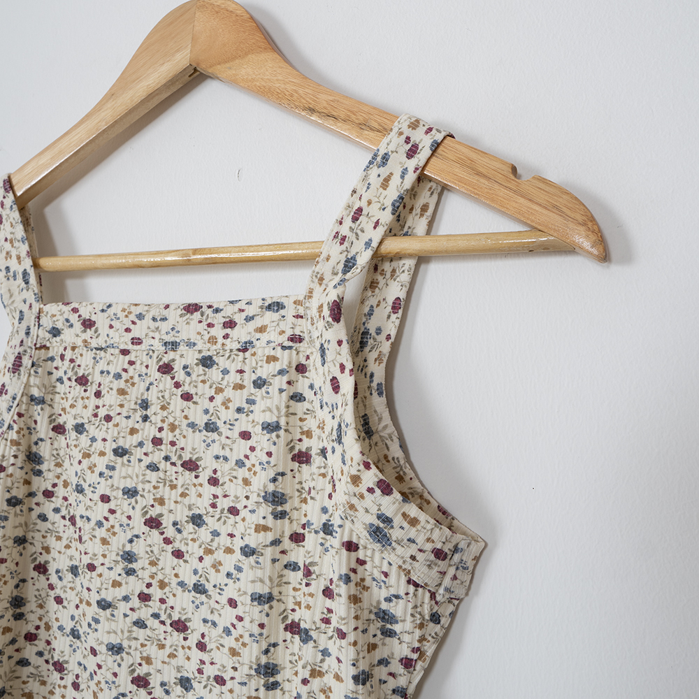 Camisoles Tanks Rowling mirror Floral Print Stretch Sling Vest Top Women Sleeveless Stretch Lady Pullover Casual Classic Vintage Femme Tops 230327