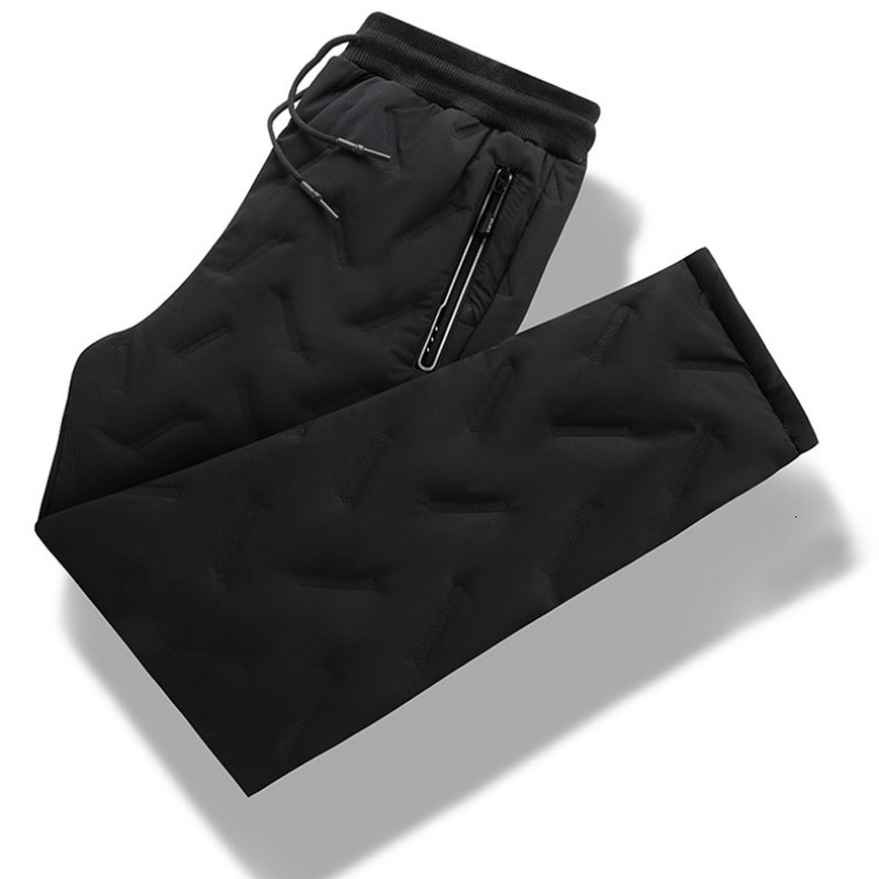 Men's Pants Winter Warm Cashmere Straight Men's Casual Pants Fashion Soft and Comfortable Plus Size Joker Pants 230327