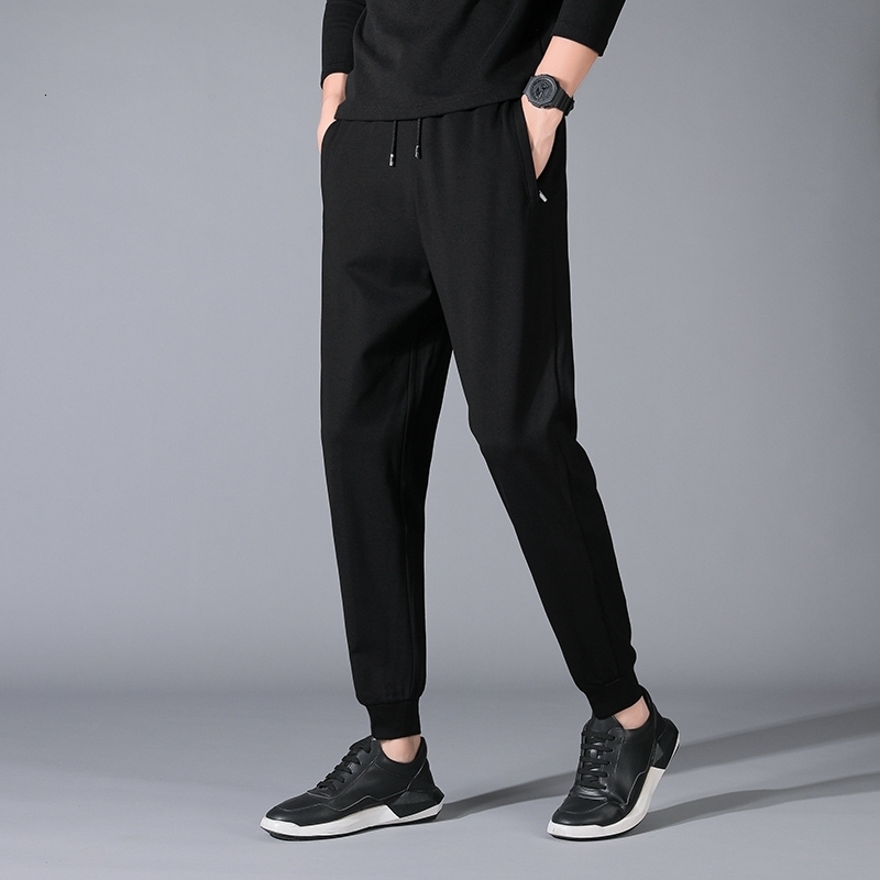 Men's Pants Korean Spring And Autumn Men'S Sweatpants Trend Fashion Leisure Pants Large M-8Xl140Kg Knitted Straight Tube Loose Trousers 2303