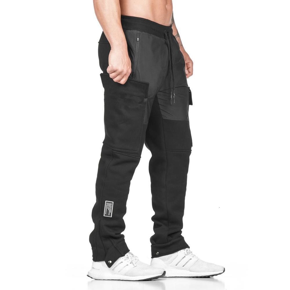Men's Pants Mens Cotton Joggers Sport Running Pants Fitness Men Sportswear Tracksuit Bottoms Skinny Sweatpants Trousers Gyms Track Pants 230327