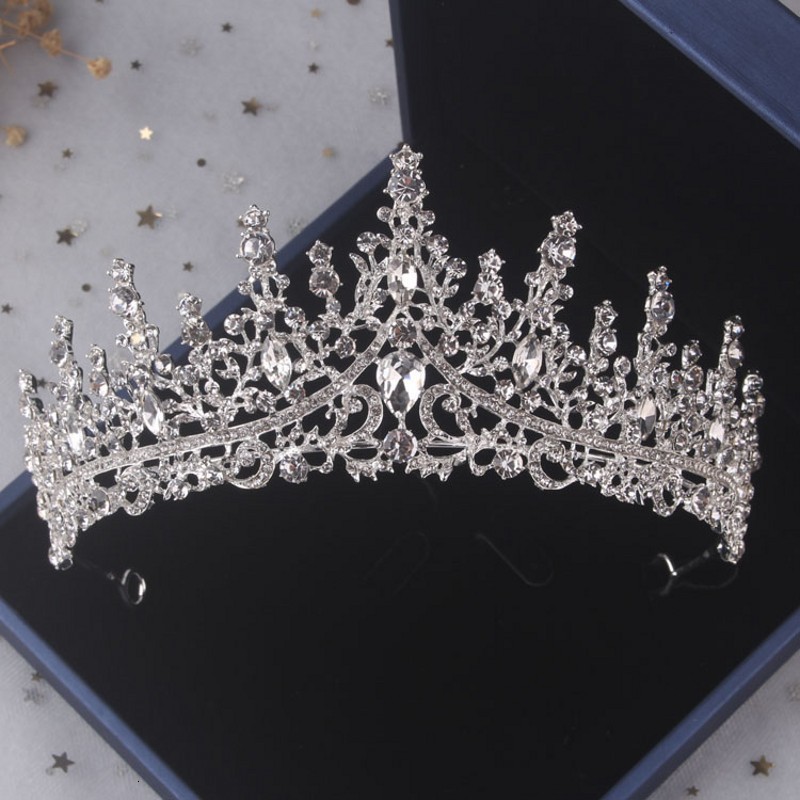 Wedding Jewelry Sets Baroque Crystal Bridal Jewelry Sets for Women Fashion Tiaras Earrings Necklaces Set Wedding Crown Necklace Dubai Jewellry Sets 23