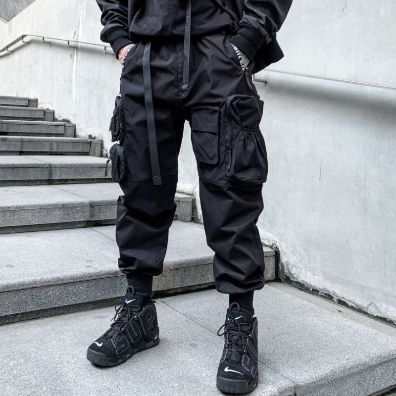 Men's Pants PFNW Autumn Spring Functional Style Overalls Men's Fashion Loose Darkwear Casual Youth Cargo Pants 12A5577 230327