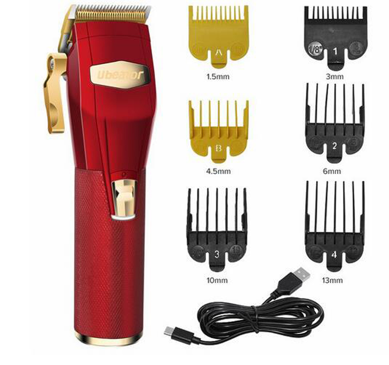 Profession Hair Clippers Set Trimmer Barbershop Cutter Cutting Machine Haircut Cordless Gold Red Black Men Family Barbers Beard T Outliner Clipper USB