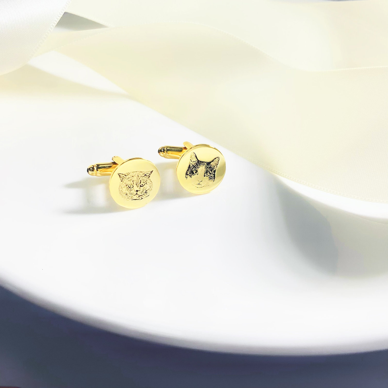 Cuff Links Customized Cufflinks Personalized Pet Picture Cufflinks Commemorative Cufflinks Valentine's Day Gifts Father's Day Gifts 230325