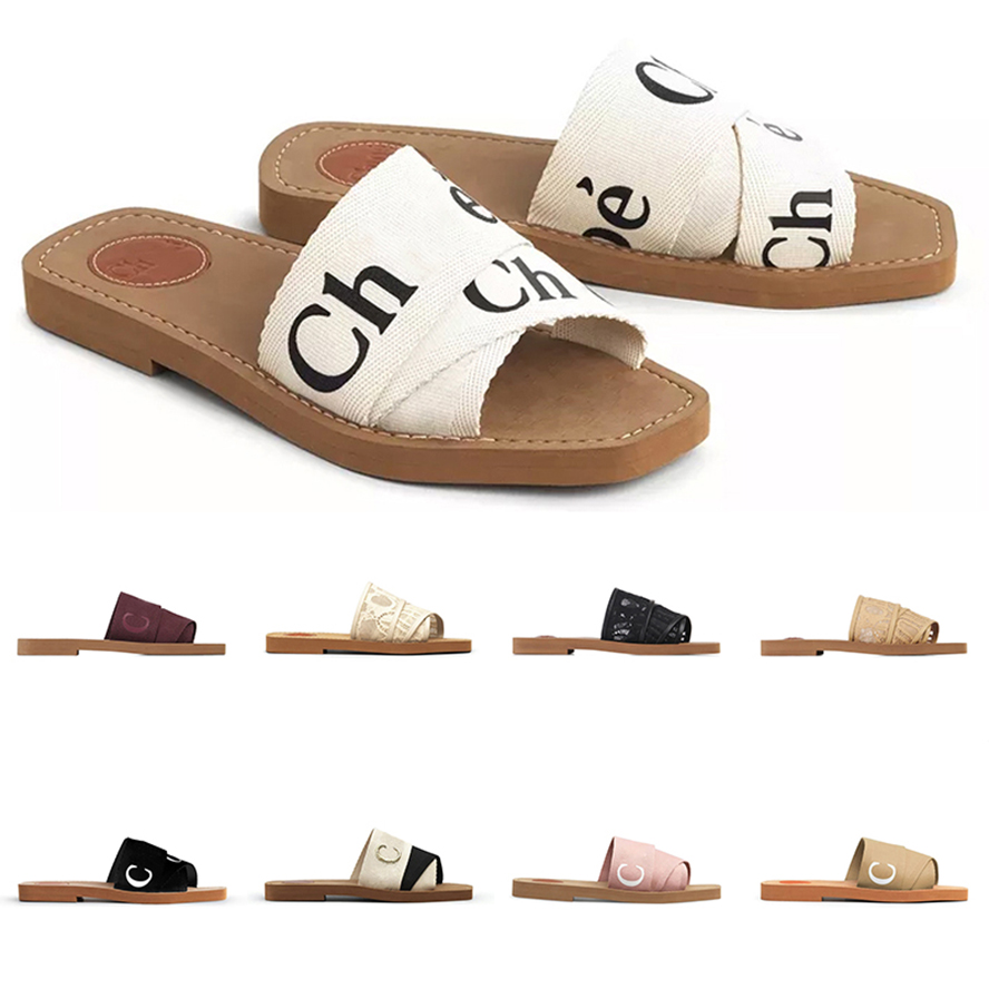 2023 Women Woody Slippers Mules Flat Chole Sandals Slides Designer Canvas White Black Sail Womens Fashion Outdoor Beach Slipper Shoes
2023 Women Woody Slippers Mules Flat Chole Sandals Slides Designer Canvas White Black Sail Womens Fashion Outdoor Beach Slipper Shoes