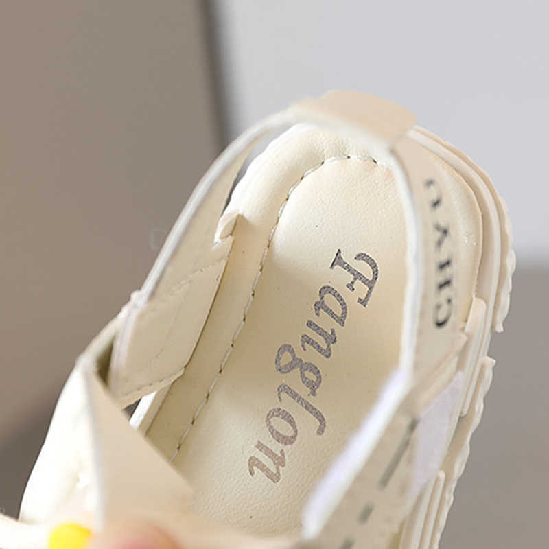 Sandals Size 22-31 Summer Baby Sandals Toe-protection Boys Beach Shoes Kids Girls Sport Sandals Soft Bottom Toddler Shoes Sandalias 1-6y W0327