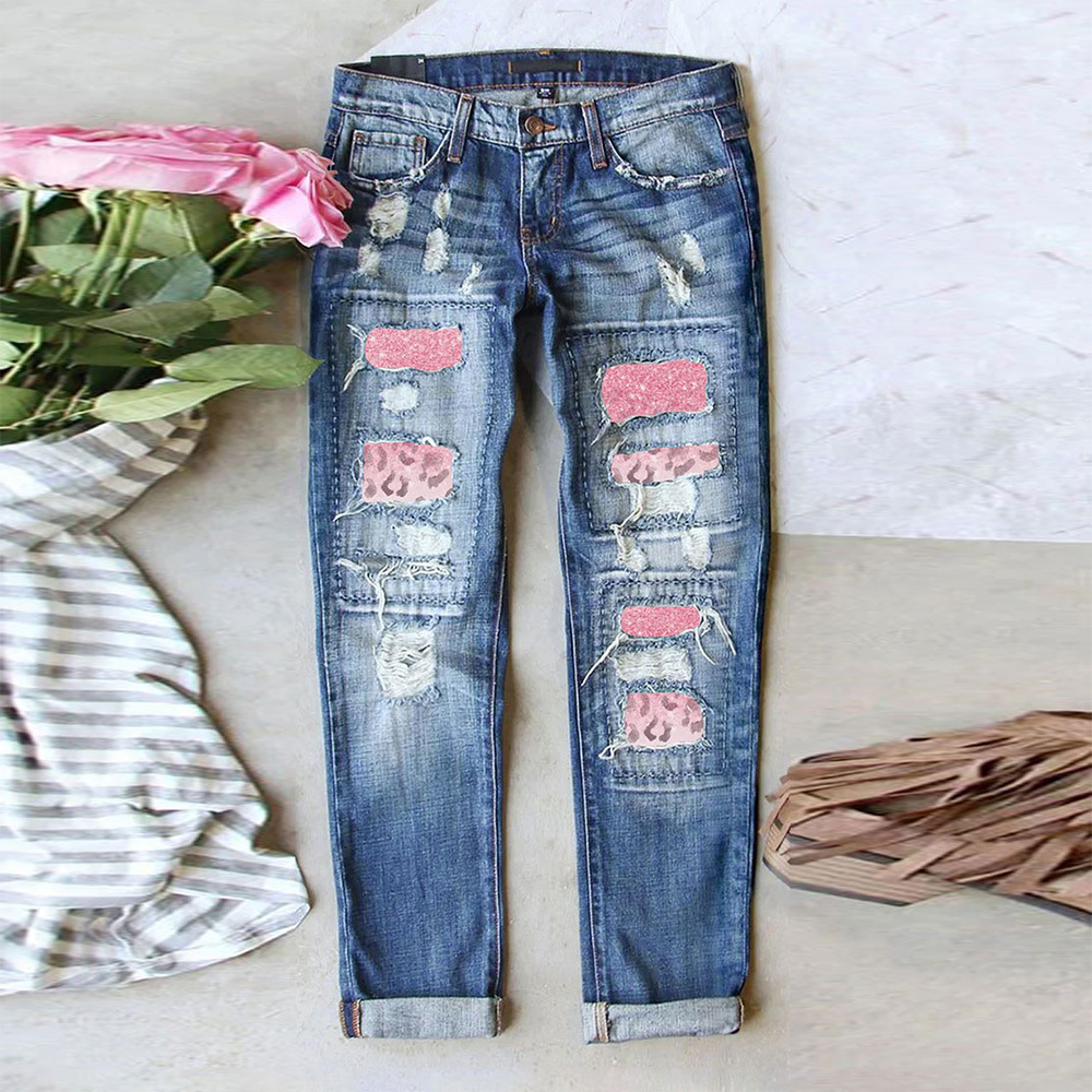 Women' Jeans Women' Autumn And Winter Valentine' Day Printed Hole Thickened Trousers Womens Designer Pants 311 Gear
Women' Jeans Women' Autumn And Winter Valentine' Day Printed Hole Thickened Trousers Womens Designer Pants 311 Gear