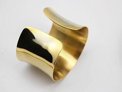Bangle Raised Edges Blank Polish Golden Bangles Stainless Steel Fashion Jewelry Wide Big Golden Cuff Bangle Bracelet For Women Ladies 230325