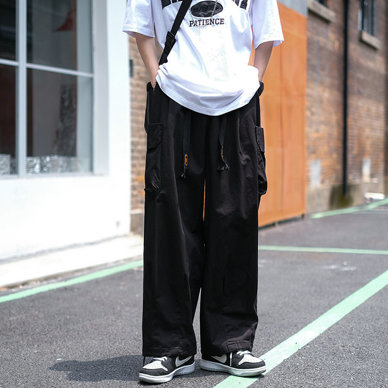 Men's Pants Hip Hop Mens Cargo Pants Joggers Harem Pants Male Multi-Pocket Fashion Sweatpants Streetwear Casual Men Woman Pants 3XL 230327