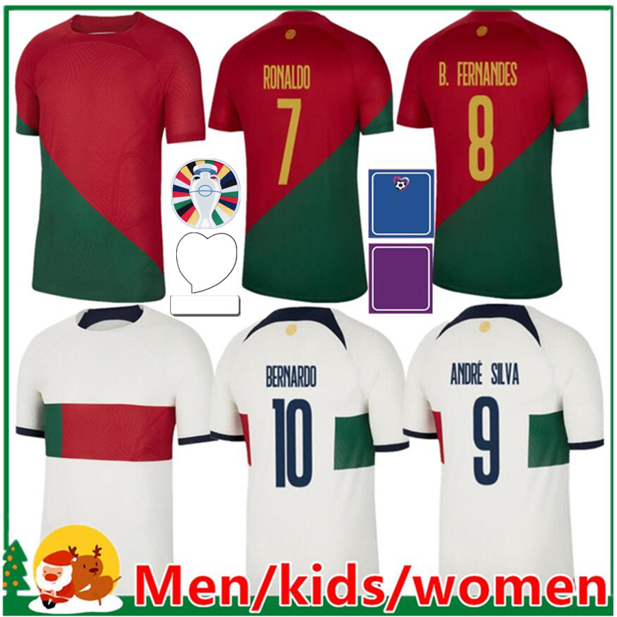 2022 Portuguesa JOAO FELIX soccer jerseys RUBEN NEVES BERNARDO BRUNO RONALDOs FERNANDES Portugieser 22 23 Portuguese football shirt Kids kit / Men women CR7 sets, 2022 away
2022 Portuguesa JOAO FELIX soccer jerseys RUBEN NEVES BERNARDO BRUNO RONALDOs FERNANDES Portugieser 22 23 Portuguese football shirt Kids kit / Men women CR7 sets, 2022 away