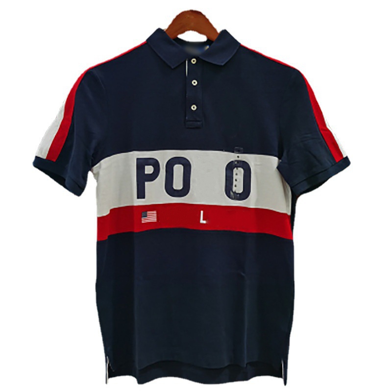 Premium Lapel Men's polos Designer Short Sleeve Embroidered Sports Colorblock Cotton Plus Size Men's T-Shirt, Ts331-7
Premium Lapel Men's polos Designer Short Sleeve Embroidered Sports Colorblock Cotton Plus Size Men's T-Shirt, Ts331-7