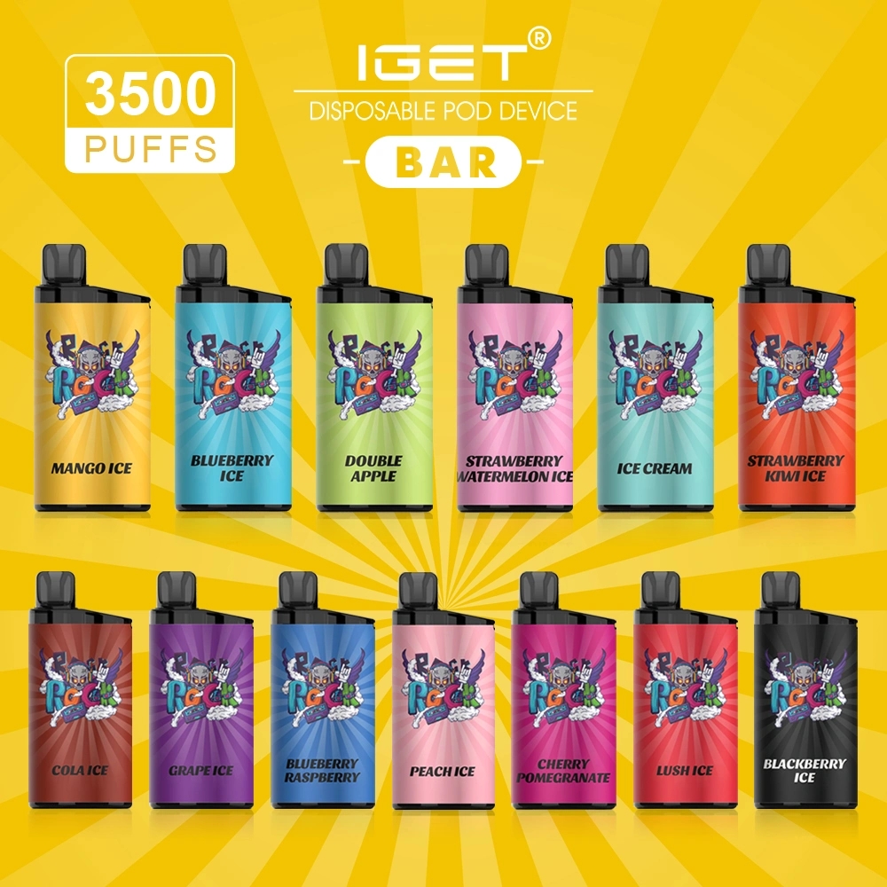 Authentic Iget bar Vape Pen Electronic Cigarettes Device Battery 12ml Pods Empty Original Vapors 3500 Puffs Kit VS XXL PLUS SHION MAX
Authentic Iget bar Vape Pen Electronic Cigarettes Device Battery 12ml Pods Empty Original Vapors 3500 Puffs Kit VS XXL PLUS SHION MAX
