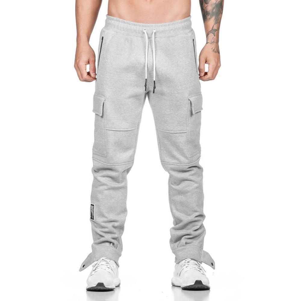 Men's Pants Mens Cotton Joggers Sport Running Pants Fitness Men Sportswear Tracksuit Bottoms Skinny Sweatpants Trousers Gyms Track Pants 230327