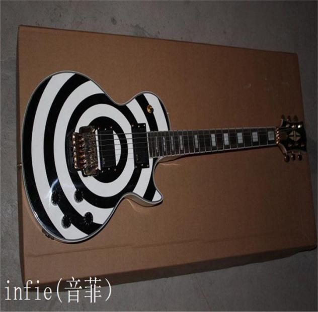 Top Quality Guitar Custom Zakk Wylde EMG Pickups Electric Guitar Silver Black guitar5194998
Top Quality Guitar Custom Zakk Wylde EMG Pickups Electric Guitar Silver Black guitar5194998