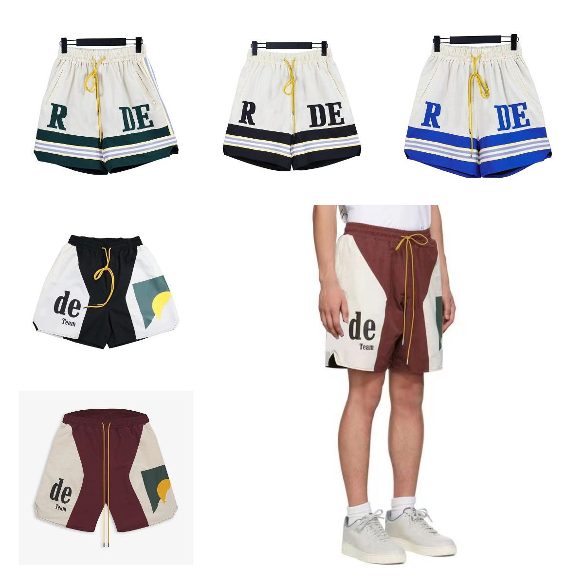 2023 Mens Womens Designers Rhude Shorts Summer Fashion Streetwears Clothing Quick Drying Swimwear Printing Board Beach Pants, Customize
2023 Mens Womens Designers Rhude Shorts Summer Fashion Streetwears Clothing Quick Drying Swimwear Printing Board Beach Pants, Customize