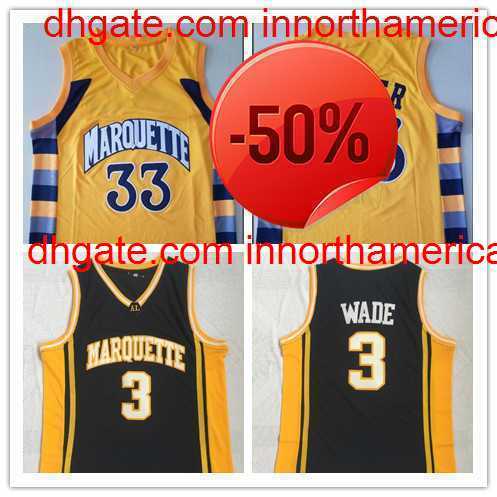 Vintage Dwayne Wade MARQUETTE NCAA College Basketball Jersey Jimmy Butler Marquette Golden Eagles Jersey, 33
Vintage Dwayne Wade MARQUETTE NCAA College Basketball Jersey Jimmy Butler Marquette Golden Eagles Jersey, 33