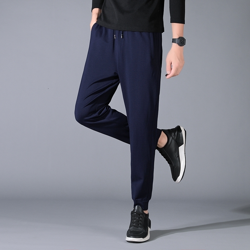 Men's Pants Korean Spring And Autumn Men'S Sweatpants Trend Fashion Leisure Pants Large M-8Xl140Kg Knitted Straight Tube Loose Trousers 2303