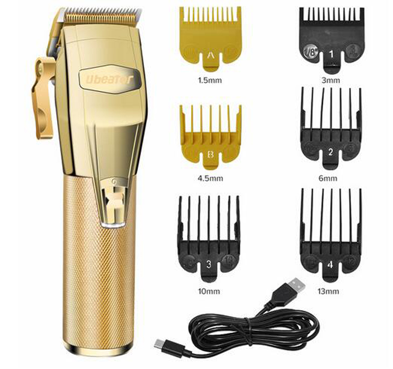 Profession Hair Clippers Set Trimmer Barbershop Cutter Cutting Machine Haircut Cordless Gold Red Black Men Family Barbers Beard T Outliner Clipper USB