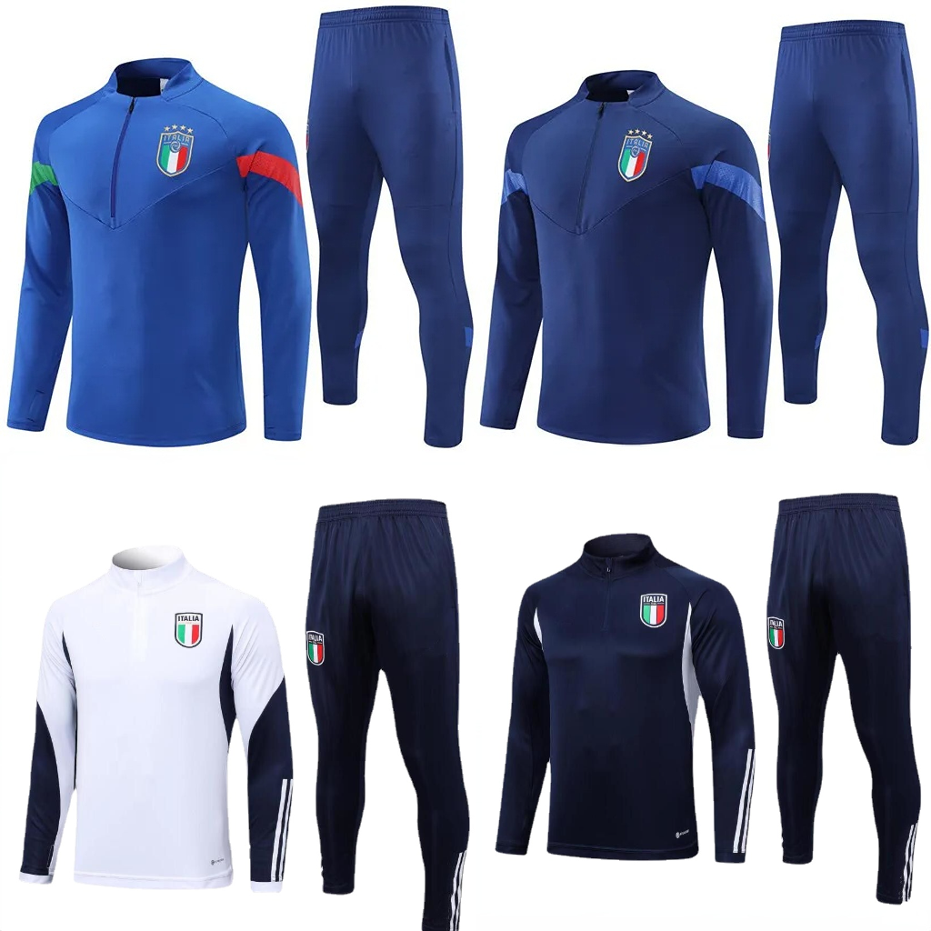 kids adult ITalys tracksuit survetement long half zipper jacket Training suit soccer 2023 2024 Italia man football tracksuits set
kids adult ITalys tracksuit survetement long half zipper jacket Training suit soccer 2023 2024 Italia man football tracksuits set