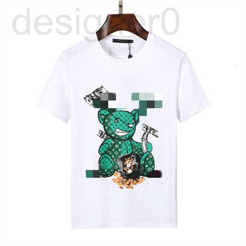 Men's T-Shirts popular Paris Fashion Week designer mens T shirts multi-color casual printed high-quality panda hip hop pattern couple size M-XXXL 1L2F
