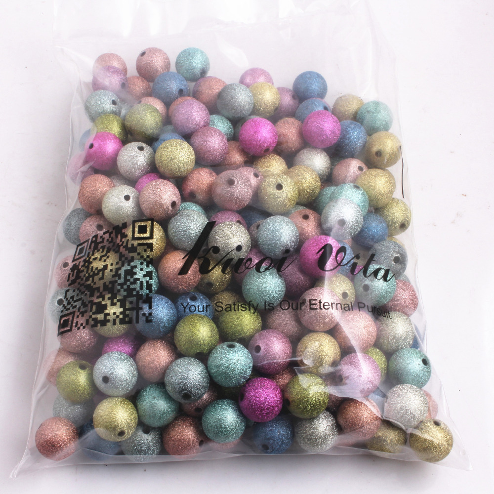 Other Kwoi Vita Acrylic Wrinkle Jewelry Beads fit DIY Bracelet Necklace Making 8MM to 20MM 230325