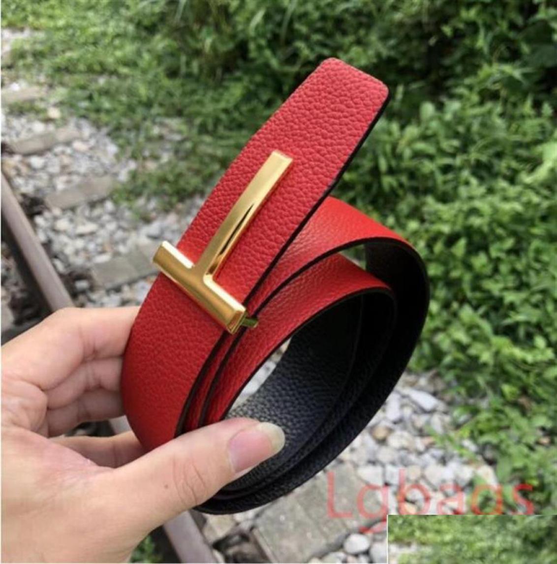 

Belts 2022 Designer Tom Belt Men Clothing Accessories Business Big Buckle Fashion Women High Quality Genuine Leather Waistband Wit1393697, Black