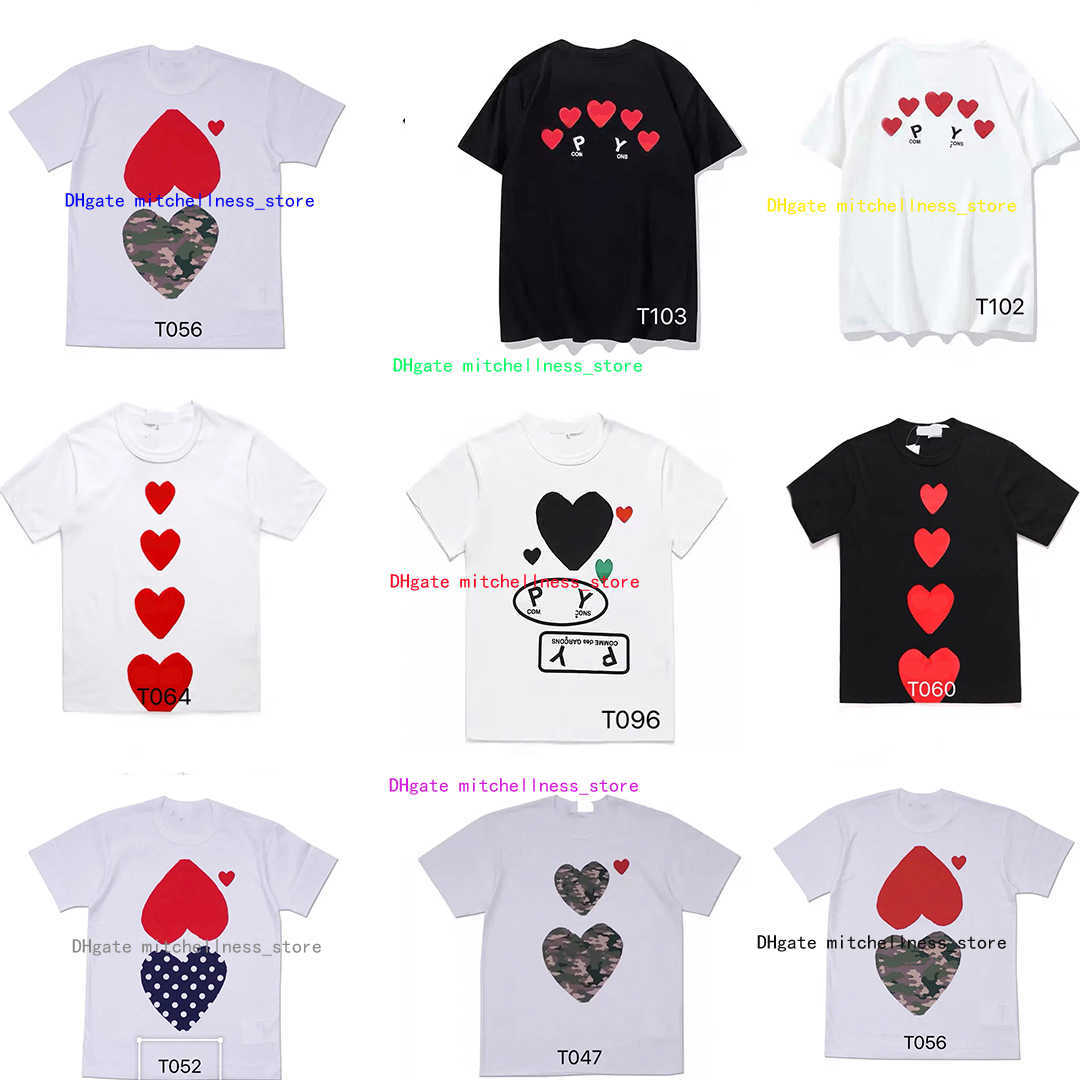 play Designer Men's T Shirts Fashion Women's CDG Short Sleeve Heart Badge Top Clothes XS-S--L-XL-XXL-XXXL-XXXXL
play Designer Men's T Shirts Fashion Women's CDG Short Sleeve Heart Badge Top Clothes XS-S--L-XL-XXL-XXXL-XXXXL