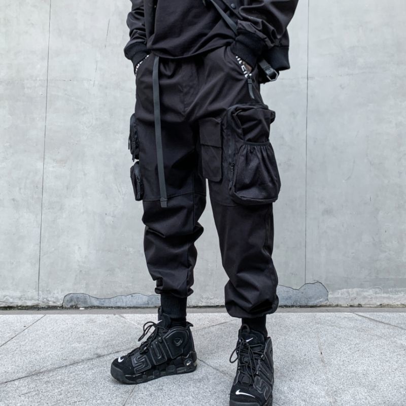 Men's Pants PFNW Autumn Spring Functional Style Overalls Men's Fashion Loose Darkwear Casual Youth Cargo Pants 12A5577 230327