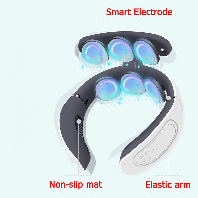 Massaging Neck Pillowws Neck Massager For Pain Relief With Heat Electric Neck Cervical Spine Massage USB Recharge Neck Relaxtion Home Health Care Devi