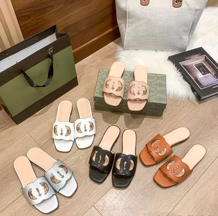 Women Interlocking Cut-out Slide Designer Sandals Leather Slipper flat heels Fashion solid metal buckle Women holiday sandals Beach slippers Slip On Beach Slide, Colour 4
Women Interlocking Cut-out Slide Designer Sandals Leather Slipper flat heels Fashion solid metal buckle Women holiday sandals Beach slippers Slip On Beach Slide, Colour 4