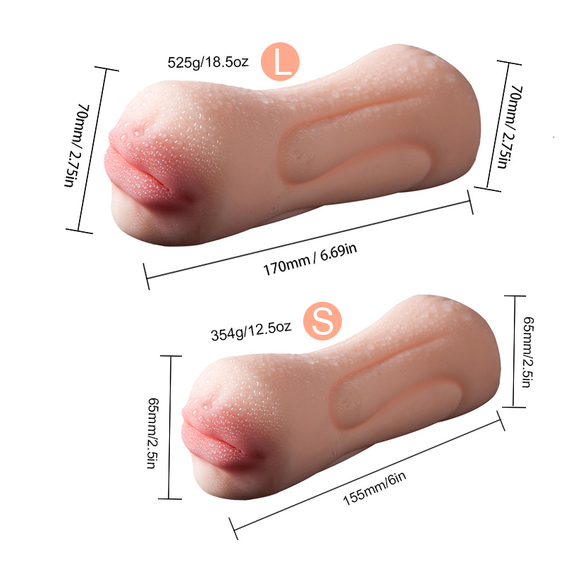 Masturbators Realistic Vagina Male Masturbator Anal Plug Sex Toys for Men Oral Mouth Aircraft Cup Pussy Masturbator for Man Intimate Goods 230327 - view 4