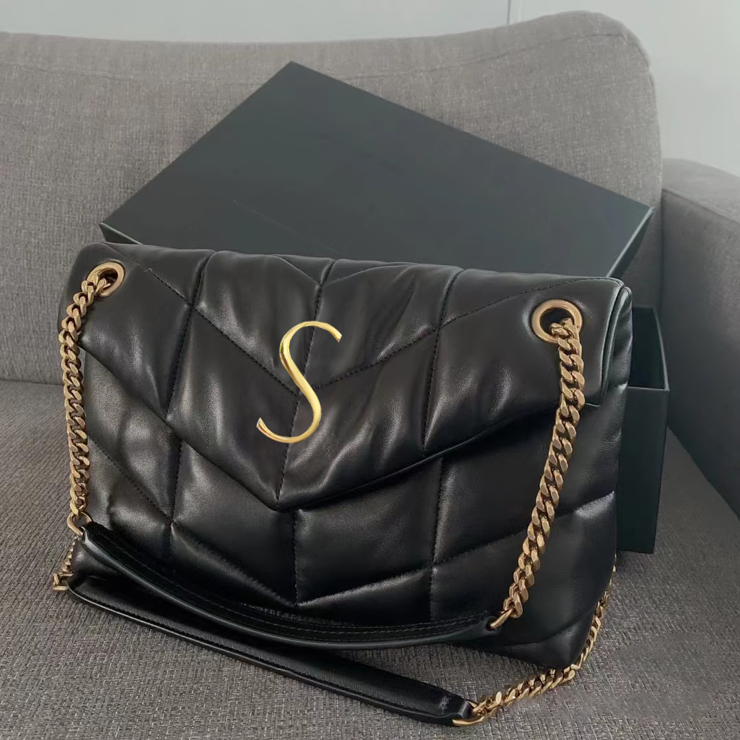 High quality black chain loulou puffer Designer bag Man yslity purse sheep leather satchel envelope bags women Luxury tote handbag sling cross body clutch shoulder, Black black
High quality black chain loulou puffer Designer bag Man yslity purse sheep leather satchel envelope bags women Luxury tote handbag sling cross body clutch shoulder, Black black