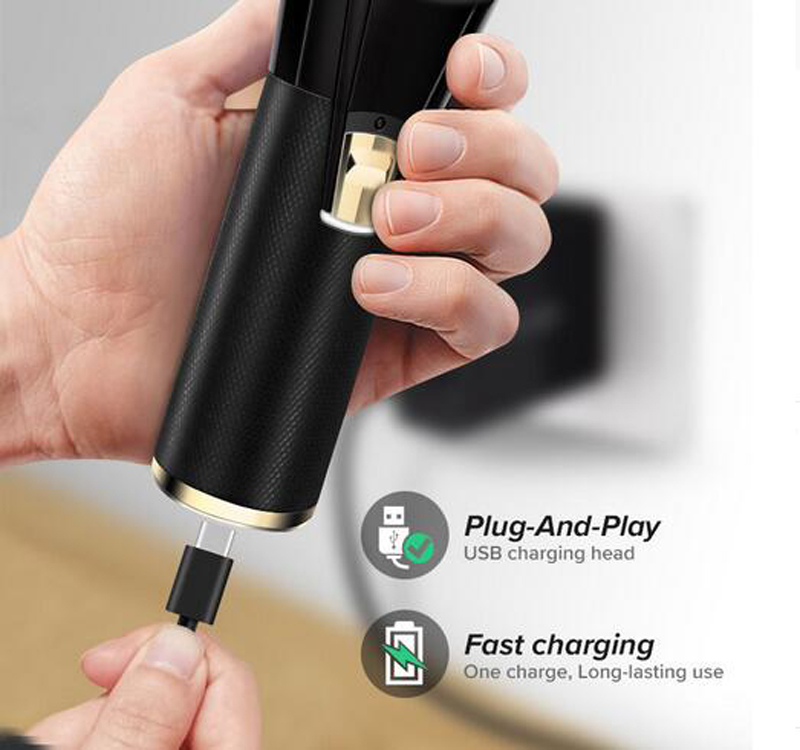 Profession Hair Clippers Set Trimmer Barbershop Cutter Cutting Machine Haircut Cordless Gold Red Black Men Family Barbers Beard T Outliner Clipper USB