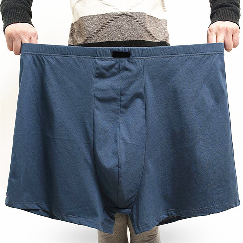 Underpants 5pcs/Lot Large Size Men's Panties High Rise Loose Men Underwear Boxer Shorts 100 Cotton Men's Boxers Man Pack Underpants For Men 