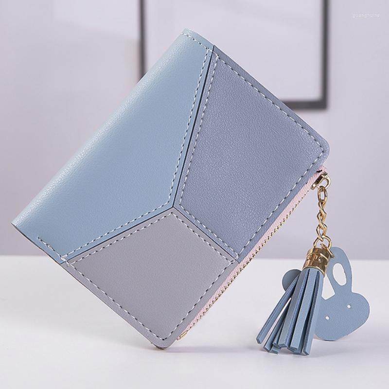 Wallets Short Hasp Zipper Women Geometric Patchwork Cute Tassel Purse Girl Fashion Panelled Card Holder Coin Money Bags Student, Gray
Wallets Short Hasp Zipper Women Geometric Patchwork Cute Tassel Purse Girl Fashion Panelled Card Holder Coin Money Bags Student, Gray