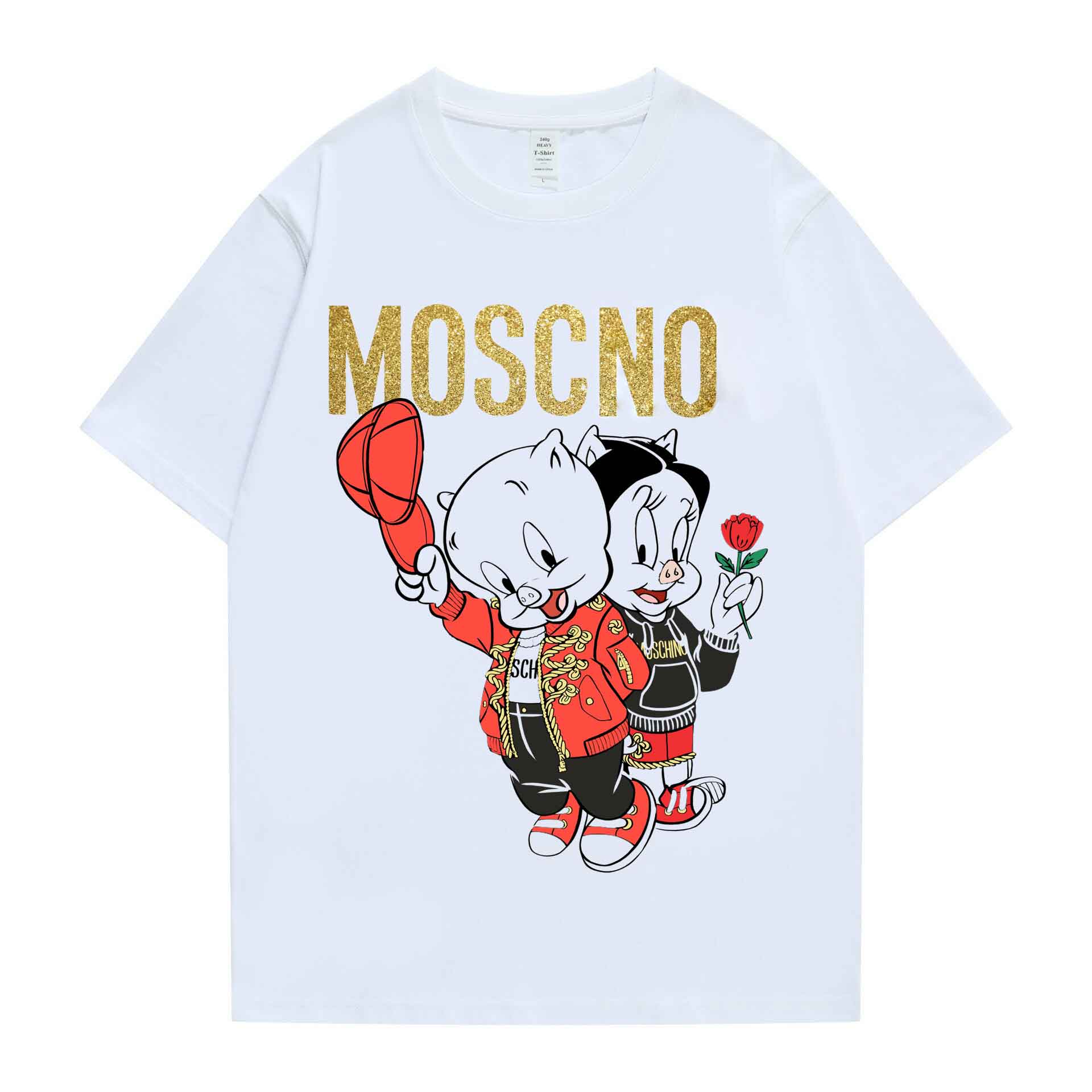 Moscno Men Designer T Shirt Luxury brand High quality Short Sleeve Men t shirts with printing US Size S-XXL, B@g
Moscno Men Designer T Shirt Luxury brand High quality Short Sleeve Men t shirts with printing US Size S-XXL, B@g