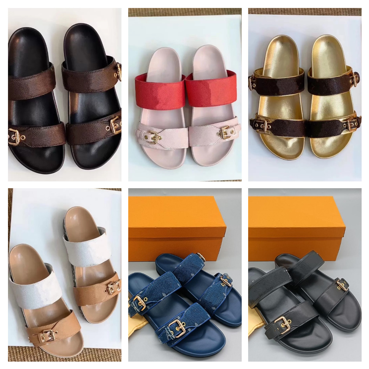 Slipper Sandal Famous Designer Woman Bom Dia Flat Mule slides men cool Effortlessly Stylish Slides 2 Straps with Adjusted Gold Buckles mens sandals unisex passenger, Colour 11
Slipper Sandal Famous Designer Woman Bom Dia Flat Mule slides men cool Effortlessly Stylish Slides 2 Straps with Adjusted Gold Buckles mens sandals unisex passenger, Colour 11