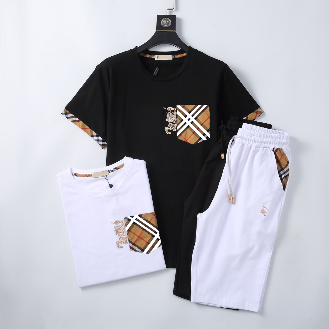 Men's Tracksuits two-piece crewneck short sleeve suit Luxury classic letter plaid stitching 100% cotton breathable Wrinkle resistant fashion casual multi-style 3XL
Men's Tracksuits two-piece crewneck short sleeve suit Luxury classic letter plaid stitching 100% cotton breathable Wrinkle resistant fashion casual multi-style 3XL