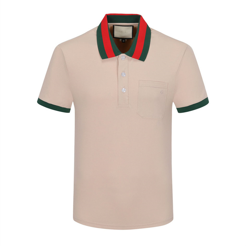 Fashion Designer Mens T Shirt Polos mens Letter Embroidery Short Sleeve Round Neck Cotton Tees Polo Breathable short-sleeved lapel casual coat Size M-3XL
Fashion Designer Mens T Shirt Polos mens Letter Embroidery Short Sleeve Round Neck Cotton Tees Polo Breathable short-sleeved lapel casual coat Size M-3XL