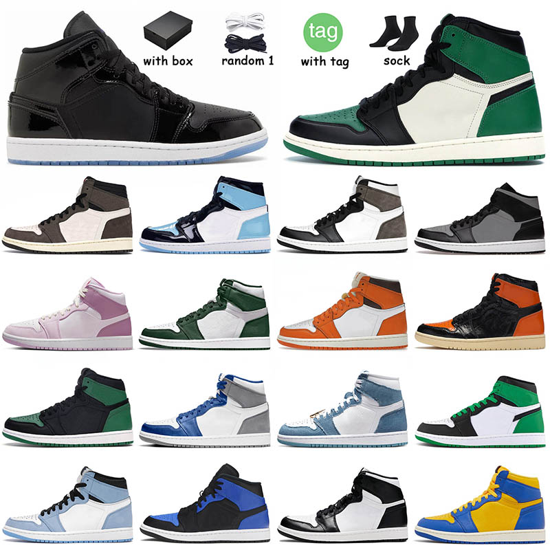 2023 Jumpman 1 Basketball Shoes Men 1s Lost Found True University Blue Hyper Royal Panda dark Mocha bred shadow UNC SPACE JAM Women Sports Sneakers trainers Eur 36-47, A35 mid pine green
2023 Jumpman 1 Basketball Shoes Men 1s Lost Found True University Blue Hyper Royal Panda dark Mocha bred shadow UNC SPACE JAM Women Sports Sneakers trainers Eur 36-47, A35 mid pine green