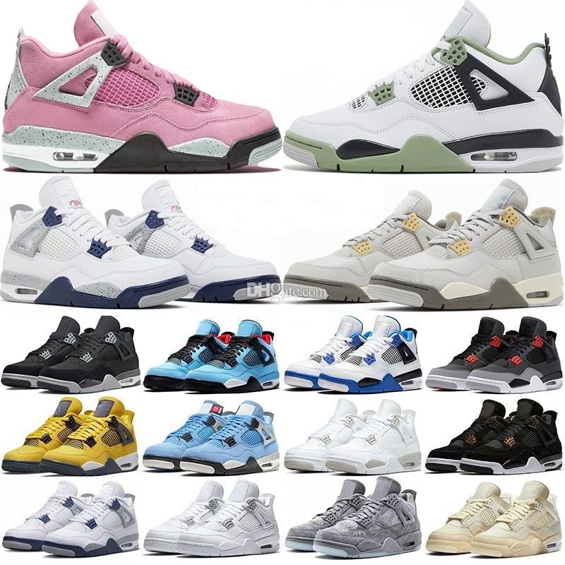 Motorcycle Boots Jumpman 4 4s Basketball Shoes University Blue Men Women Leather white guava ice oreo sail noir metallic purple black cat bred shimmer cactus train, 4#
Motorcycle Boots Jumpman 4 4s Basketball Shoes University Blue Men Women Leather white guava ice oreo sail noir metallic purple black cat bred shimmer cactus train, 4#