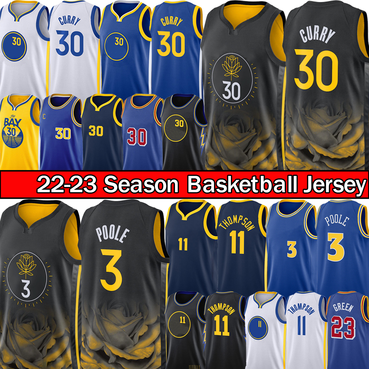 Stephen Curry Klay Thompson Basketball Jersey Poole Draymond Green 30 11 3 Golden Men City 2022 2023 Edition Shirt Vest Black Blue Warriores Jerseys, With logo jerseys
Stephen Curry Klay Thompson Basketball Jersey Poole Draymond Green 30 11 3 Golden Men City 2022 2023 Edition Shirt Vest Black Blue Warriores Jerseys, With logo jerseys