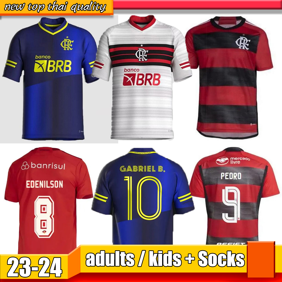 23 24 SC Internacional Flamengo soccer jerseys E.RIBEIRO CR player version Flamenco Gerson Final Training 2023 2024 GABI football shirts kids maillots de football, 10
23 24 SC Internacional Flamengo soccer jerseys E.RIBEIRO CR player version Flamenco Gerson Final Training 2023 2024 GABI football shirts kids maillots de football, 10