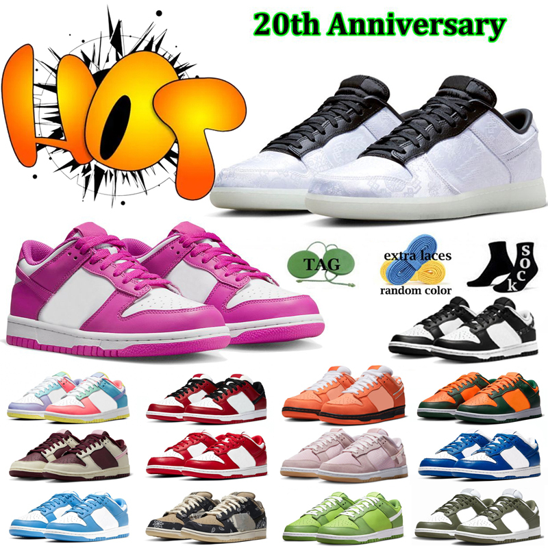 Designer shoes for men women pink sneakers 20th Anniversary panda Active Fuchsia Grey Fog UNC Lobster Medium Olive mens womens sb dunks low outdoor sports trainers, As picture
Designer shoes for men women pink sneakers 20th Anniversary panda Active Fuchsia Grey Fog UNC Lobster Medium Olive mens womens sb dunks low outdoor sports trainers, As picture