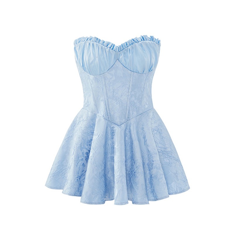 Casual Dresses NJ jacquard corset design sense tube top dress niche fried street slim gentle light luxury short skirt woman 230328, Red
Casual Dresses NJ jacquard corset design sense tube top dress niche fried street slim gentle light luxury short skirt woman 230328, Red