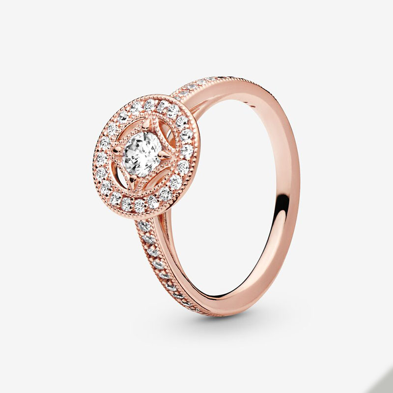 18K Rose Gold Vintage Circle Ring for Pandora 925 Sterling Silver Wedding designer Jewelry For Women Girlfriend Gift CZ Diamond Love Rings with Original Box Set
18K Rose Gold Vintage Circle Ring for Pandora 925 Sterling Silver Wedding designer Jewelry For Women Girlfriend Gift CZ Diamond Love Rings with Original Box Set