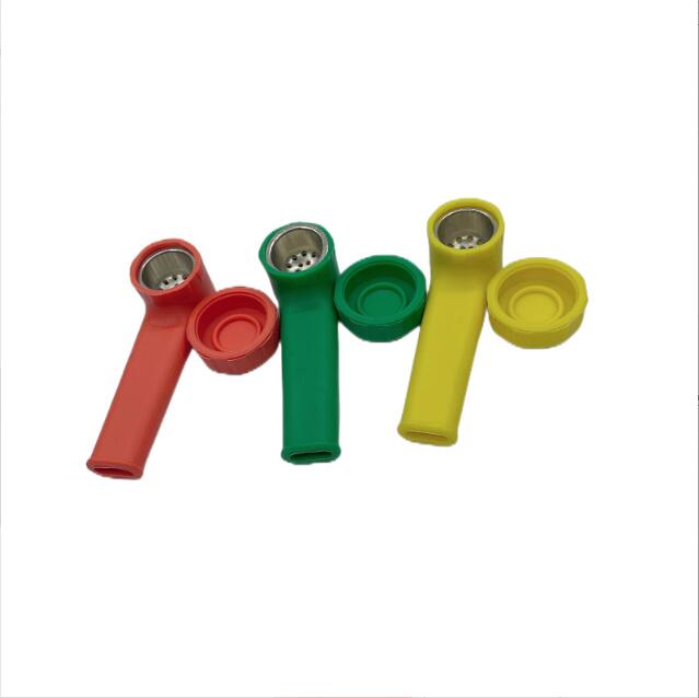 Manufacturers direct sales 85mm pipes will carry environmental protection colorless odorless mixed color silicone pipe smoking pipe metal
Manufacturers direct sales 85mm pipes will carry environmental protection colorless odorless mixed color silicone pipe smoking pipe metal