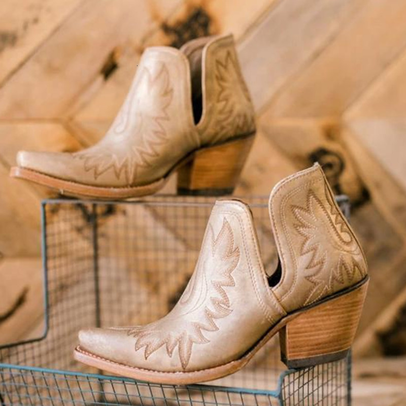 Boots Embroidered Cowgirl Boots For Women Chunky Heels Ankle Boots Western Cowboy Boots Fashion Slip On Chelsea Boots Lady Shoes 230328, Black
Boots Embroidered Cowgirl Boots For Women Chunky Heels Ankle Boots Western Cowboy Boots Fashion Slip On Chelsea Boots Lady Shoes 230328, Black