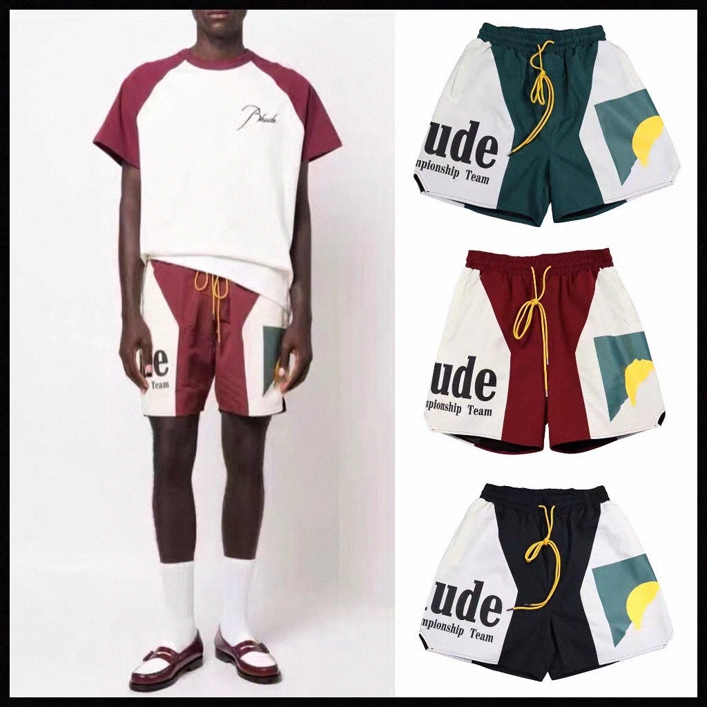 Designer Men RH Limited Rhude Shorts Summer Swim Short Knee Length Hip Hop High Street Sports Training Beach Pants Mens Elastic Waisto4jw#, 13
Designer Men RH Limited Rhude Shorts Summer Swim Short Knee Length Hip Hop High Street Sports Training Beach Pants Mens Elastic Waisto4jw#, 13